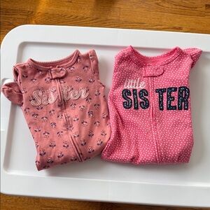 Little Sister Carters Footies